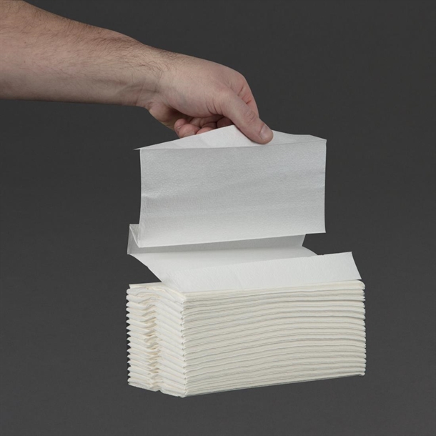 Jantex C Fold White Hand Towels