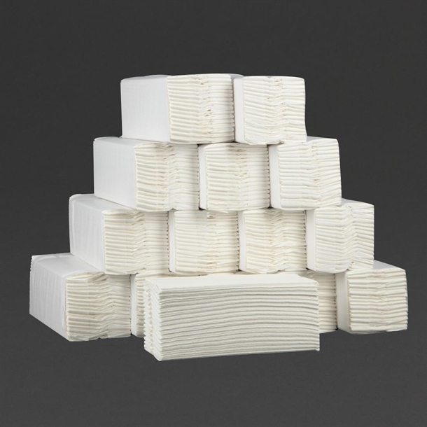 Jantex C Fold White Hand Towels