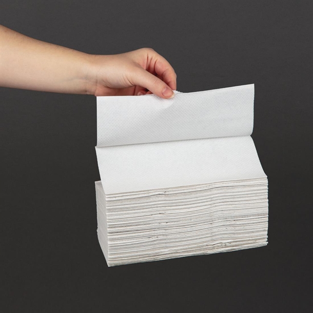 Jantex C Fold White Hand Towels