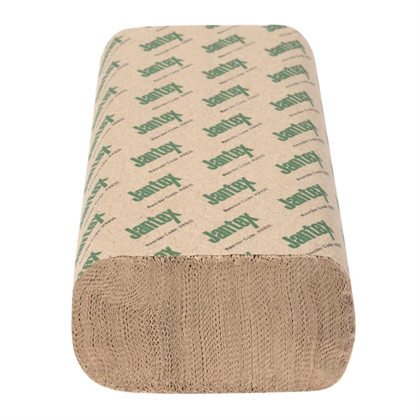 Jantex Green 100% Recycled Z Fold Hand Towels 2ply (2250 Sheets) Jantex Green 100% Recycled Z Fold Hand Towels 2ply (2250 Sheets)