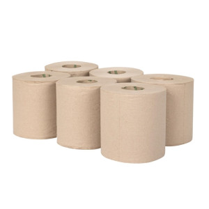 Jantex Green 100% Recycled Centre Feed Roll 2ply 120m (6 Pack)