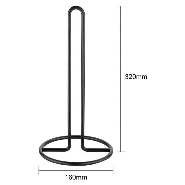 Jantex Kitchen Roll Holder Black Jantex Kitchen Roll Holder Black