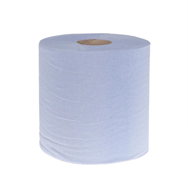 Jantex Blue Centrefeed Rolls 1-Ply (6 Pack)