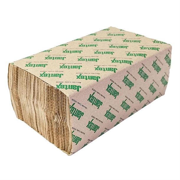 Jantex Green 100% Recycled C Fold Hand Towels 2ply (2250 Sheets) Jantex Green 100% Recycled C Fold Hand Towels 2ply (2250 Sheets)