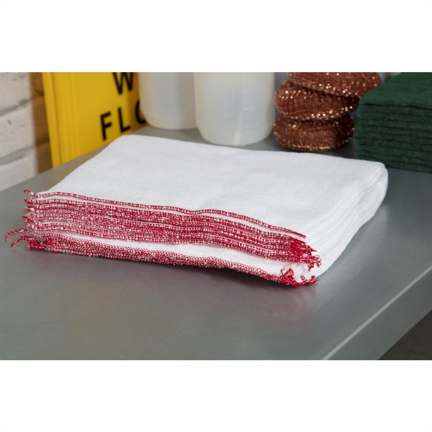 Jantex Dish Cloths Bleached 10 Pack Jantex Dish Cloths Bleached 10 Pack