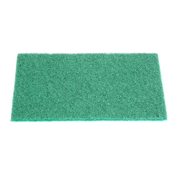 Jantex Green 100% Recycled Scouring Pads 228x152mm (10 pack)