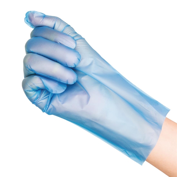 Nisbets Essentials Powder-Free TPE Gloves Blue (200 Pack) Nisbets Essentials Powder-Free TPE Gloves Blue (200 Pack)