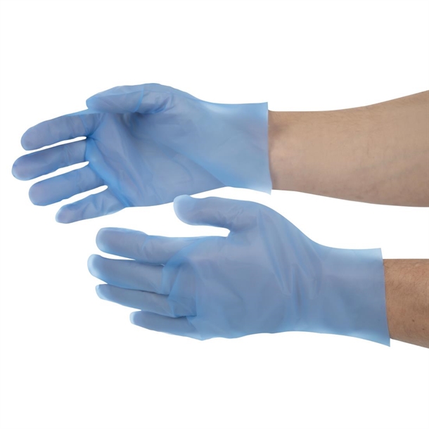 Nisbets Essentials Powder-Free TPE Gloves Blue (200 Pack) Nisbets Essentials Powder-Free TPE Gloves Blue (200 Pack)