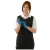 Vogue Powder Free Blue Vinyl Gloves