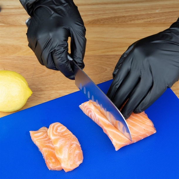 Hygiplas Vinyl Black Powder Free Gloves Hygiplas Vinyl Black Powder Free Gloves
