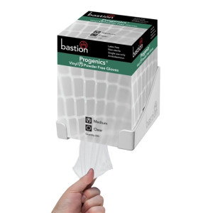 Bastion Progenics - Vinyl Powder Free Gloves - Clear - Pack 200