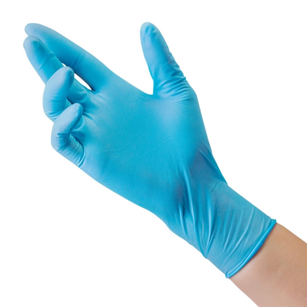 Bastion Progenics - Nitrile Long Cuff Powder Free - Blue - Pack 100