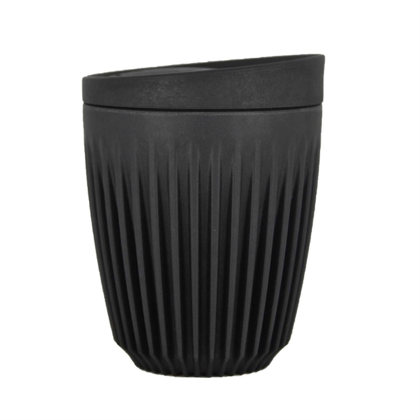 HuskeeCup Cup with Lid 235ml Charcoal (Single) HuskeeCup Cup with Lid 235ml Charcoal (Single)