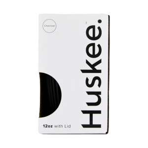 HuskeeCup Cup with Lid 409ml Charcoal (Single)