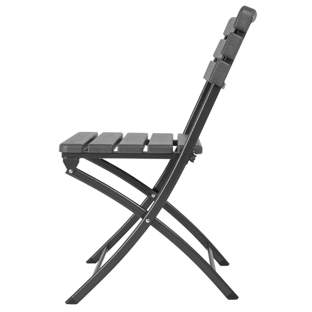 Bolero Folding Chairs Grey Wood Effect (2 Pack) Bolero Folding Chairs Grey Wood Effect (2 Pack)