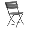 Bolero Folding Chairs Grey Wood Effect (2 Pack) Bolero Folding Chairs Grey Wood Effect (2 Pack)