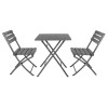 Bolero Folding Chairs Grey Wood Effect (2 Pack) Bolero Folding Chairs Grey Wood Effect (2 Pack)