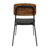 Furnlink Denver Black Vinyl/ Rustic Chair (2 Pack) Furnlink Denver Black Vinyl/ Rustic Chair (2 Pack)