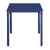 Bolero Adeline Steel Square Table 700mm Dark Navy