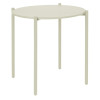 Bolero Perth Round Low Coffee Table Light Grey 450mm Bolero Perth Round Low Coffee Table Light Grey 450mm