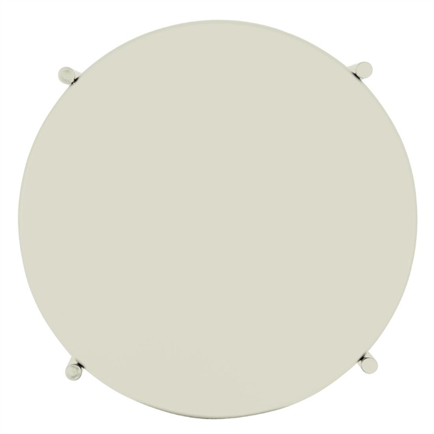 Bolero Perth Round Low Coffee Table Light Grey 450mm Bolero Perth Round Low Coffee Table Light Grey 450mm