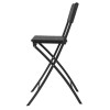 Bolero Folding Bar Chairs Black Wood Effect (2 Pack) Bolero Folding Bar Chairs Black Wood Effect (2 Pack)