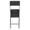 Bolero Folding Bar Chairs Black Wood Effect (2 Pack) Bolero Folding Bar Chairs Black Wood Effect (2 Pack)