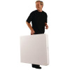 Bolero Rectangular Centre Folding Table 6ft White Bolero Rectangular Centre Folding Table 6ft White
