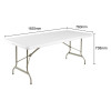 Bolero Rectangular Centre Folding Table 6ft White Bolero Rectangular Centre Folding Table 6ft White