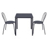 Bolero Adeline Side Chairs Slate Blue (4 Pack)