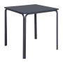 Bolero Adeline Steel Square Table 700mm Slate Blue