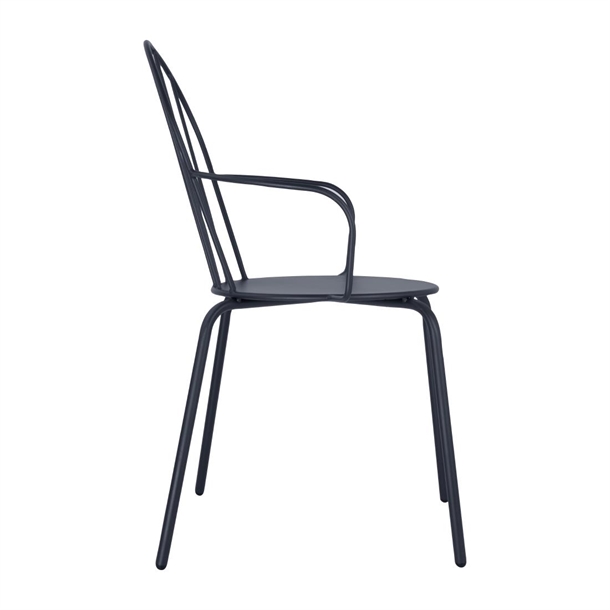 Bolero Adeline Arm Chairs Slate Blue (4 Pack)