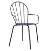 Bolero Adeline Arm Chairs Slate Blue (4 Pack)