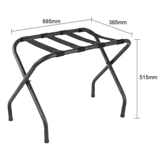 Bolero Luggage Rack Black Bolero Luggage Rack Black