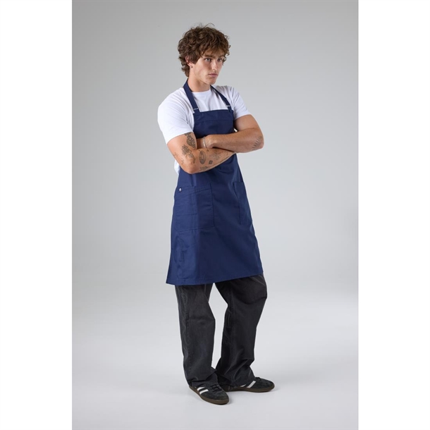 Chef Works Lockharte Bib Apron - Navy Chef Works Lockharte Bib Apron - Navy
