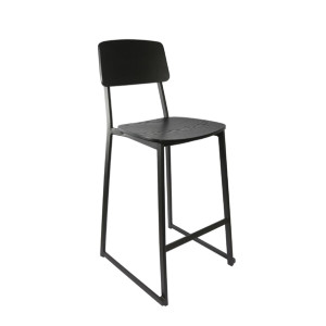 Furnlink Denver Black Barstool (2 Pack)