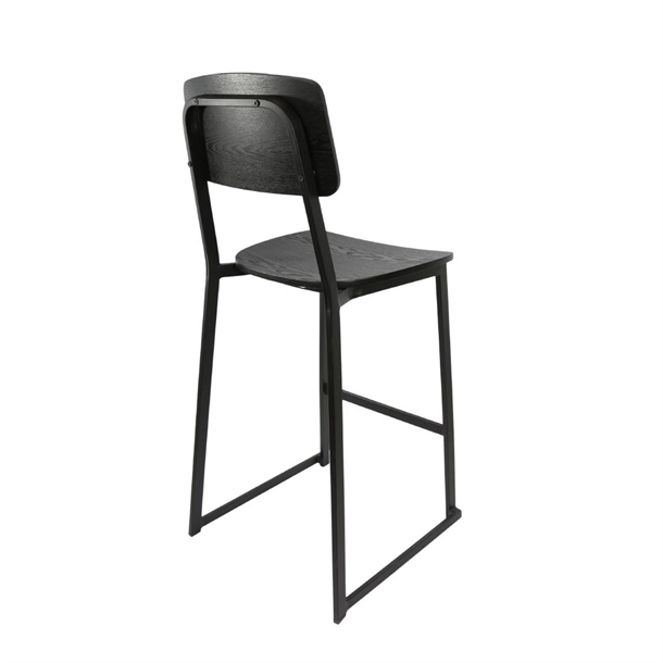 Furnlink Denver Black Barstool (2 Pack)