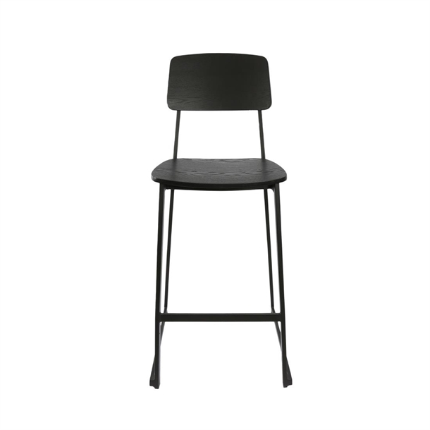 Furnlink Denver Black Barstool (2 Pack)