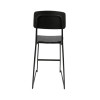 Furnlink Denver Black Barstool (2 Pack)