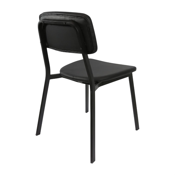 Furnlink Denver Black Vinyl Chair (2 Pack) Furnlink Denver Black Vinyl Chair (2 Pack)