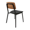 Furnlink Denver Black Vinyl/ Natural Chair (2 Pack) Furnlink Denver Black Vinyl/ Natural Chair (2 Pack)