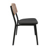 Furnlink Denver Black Vinyl/ Natural Chair (2 Pack) Furnlink Denver Black Vinyl/ Natural Chair (2 Pack)