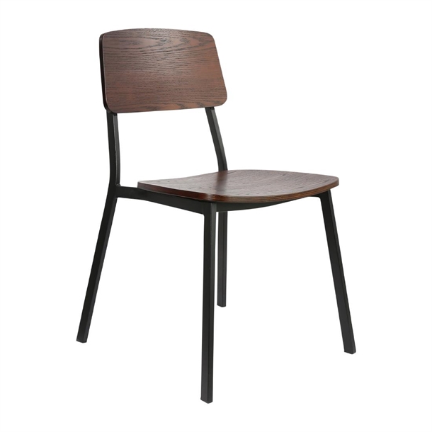 Furnlink Denver Dark Natural Chair (2 Pack) Furnlink Denver Dark Natural Chair (2 Pack)