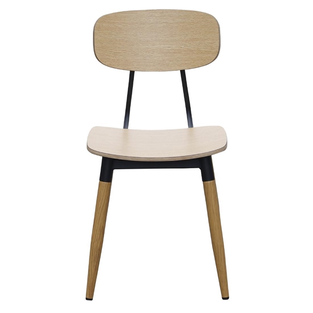 Durafurn Austin Chair Natural Ply Seat & Natural Backrest (2 Pack)