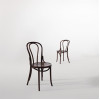 Fameg Bentwood Bistro Side Chairs Walnut Finish (2 Pack)