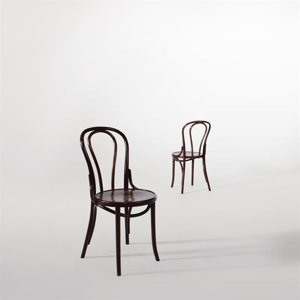 Fameg Bentwood Bistro Side Chairs Walnut Finish (2 Pack)