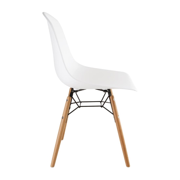 Bolero Arlo Side Chair White (2 Pack) Bolero Arlo Side Chair White (2 Pack)