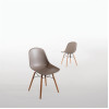 Bolero Arlo Side Chair Coffee (Pack 2)