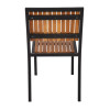 Bolero Steel & Acacia Side Chairs (Pack of 4)