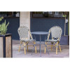 Bolero Parisian Style Rattan Side Chair Black (2 Pack) Bolero Parisian Style Rattan Side Chair Black (2 Pack)